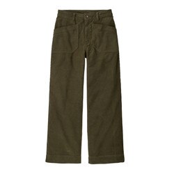 Patagonia Wide Leg Cord Pant Women's in Basin Green